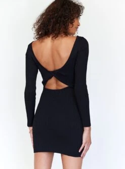 Princess Polly Recharge Long Sleeve Mini Dress Black -Polly Store 4 b8e336e0 fc88 451d a3e8 af5a908df2c9