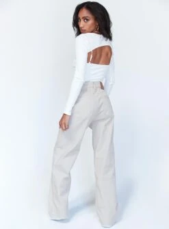 Princess Polly Elianna Jeans Beige -Polly Store 4 e950f8ef 7d44 469d a71f 658b22eef64d