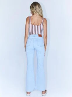 Princess Polly Highline Flare Denim Jeans Light Wash -Polly Store 4 ff3a70cb 5e0b 4562 b97c 14eadcc76cee
