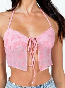 Motel Shara Top Butterfly Pink Flock -Polly Store 5 modelinfo josephine us2 60f3f876 4109 4c7b a3c1 ad912718466d