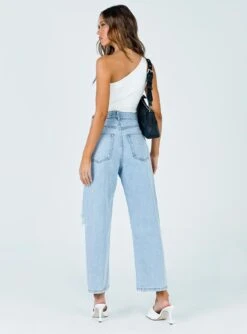 Princess Polly Oxford Mom Jeans Mid Wash Denim -Polly Store 5 0a29c02e cbb9 4299 a7d0 aab4790a463e