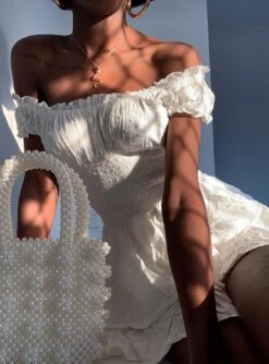 Princess Polly The Love Galore Romper White -Polly Store 6 modelinfo withlovefleur us2