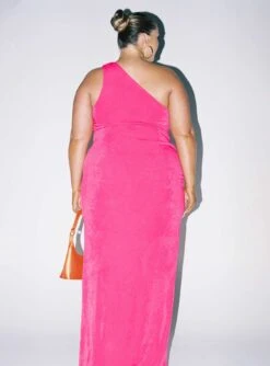 Aligned Maxi Dress Pink Curve -Polly Store 7 93a1e6b3 2de4 4b95 8041 49ae325ec498