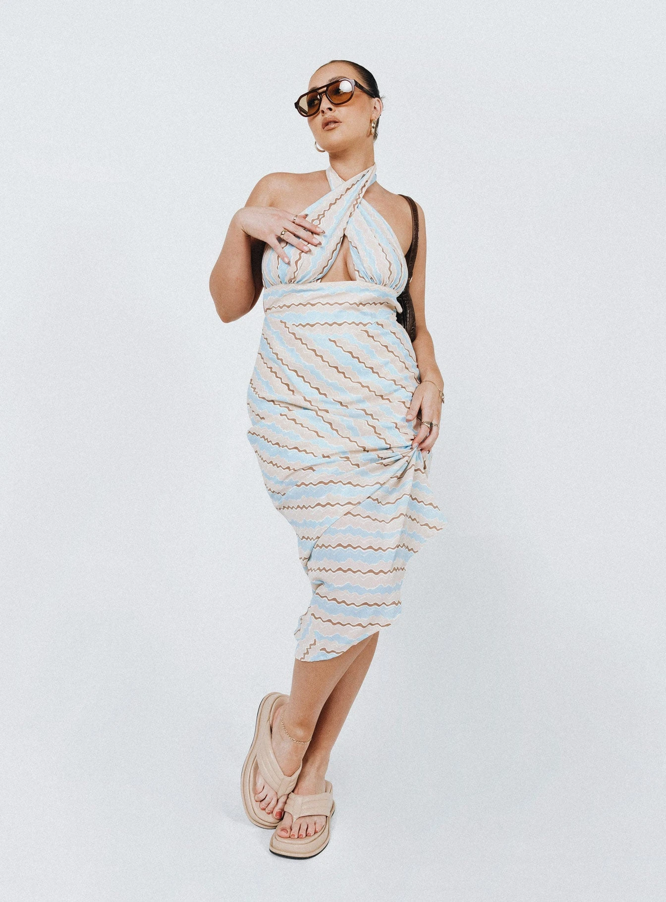 Princess Polly Alessia Maxi Dress Blue Multi 9 Princess Polly Alessia Maxi Dress Blue Multi - Image 7