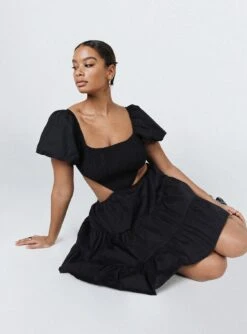 Princess Polly Amber Mini Dress Black