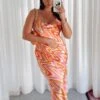 Princess Polly Zamora Maxi Dress Orange / Pink -Polly Store IMG 6249