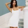 Princess Polly Kiribati Mini Dress White 1 Princess Polly Kiribati Mini Dress White -Polly Store KIRIBATI MINI DRESS WHITE 36166547 6638 4bd4 9a87 d2fd287a3e03